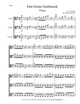 Eine Kleine Nachtmusik for Viola Trio